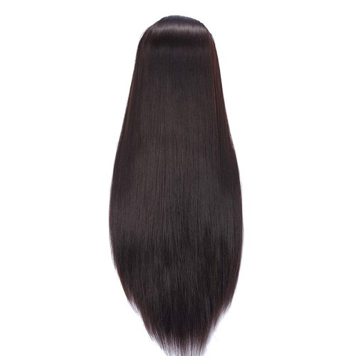 Headstar Mannequin Head 26-28" Synthetic Fiber Manikin Head Hairdresser Styling Training Head Training Model Cosmetology Doll Head Hair for Practice Cutting Braiding with Free Clamp Stand 7E6606LB0220