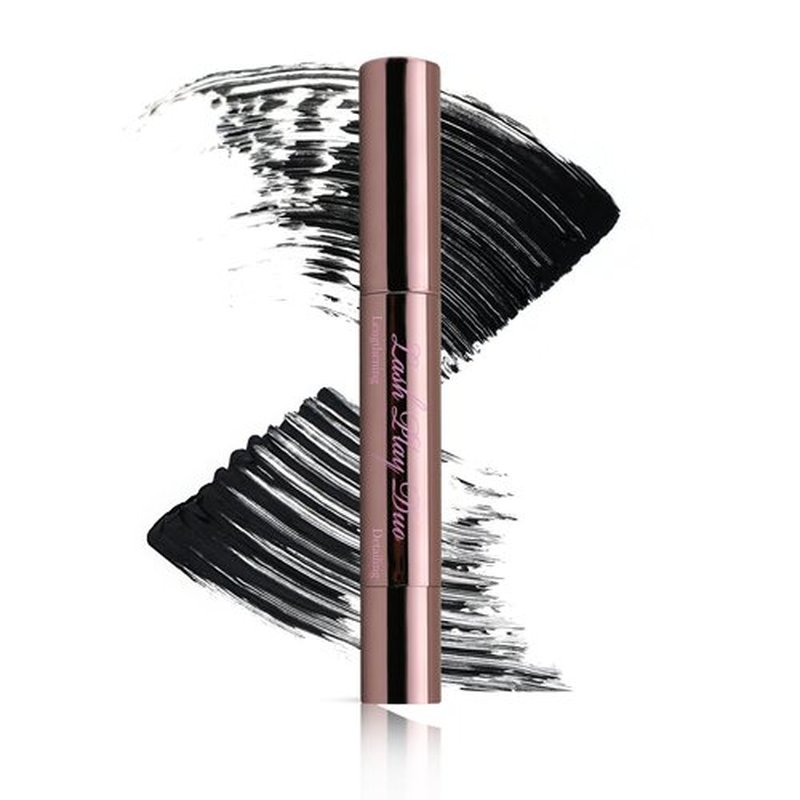 Girlactik Lash Play Duo Mascara – Dual-Wand Lengthening & Detailing Mascara for Full, Defined Lashes – Vegan, Cruelty-Free, Paraben-Free Lash Enhancer (Mink Black)