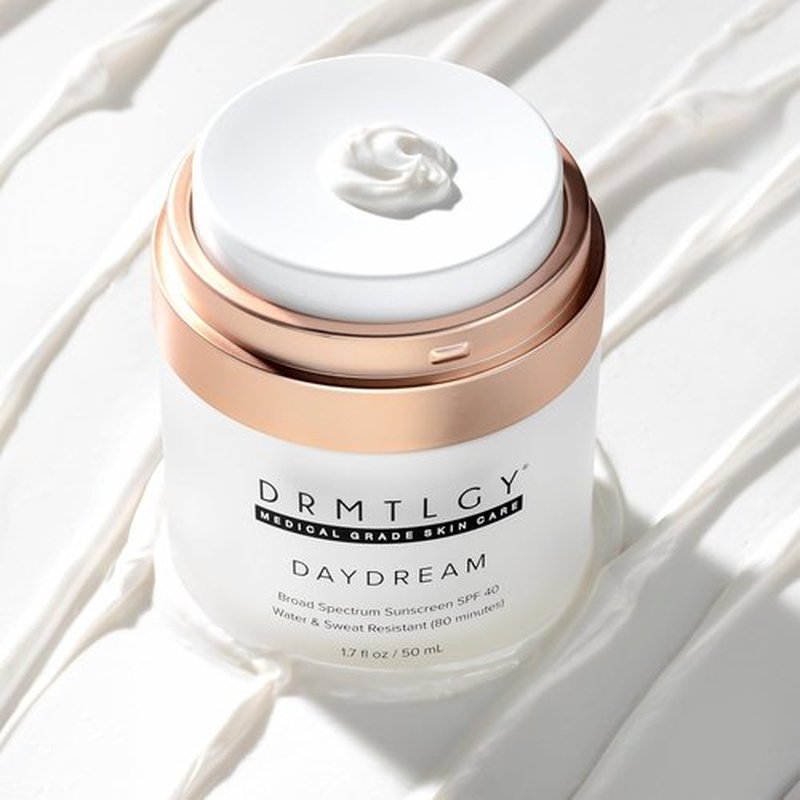 DRMTLGY Sunscreen & Face Moisturizer SPF 40 - Water & Sweat-Resistant for Sensitive Skin | UVA/UVB Protection