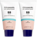 COVERGIRL Smoothers Lightweight BB Cream,Fair to Light 805,1.35 oz (Packaging May Vary) Lightweight Hydrating 10-In-1 Skin Enhancer with SPF 21 UV Protection,(Pack of 2)