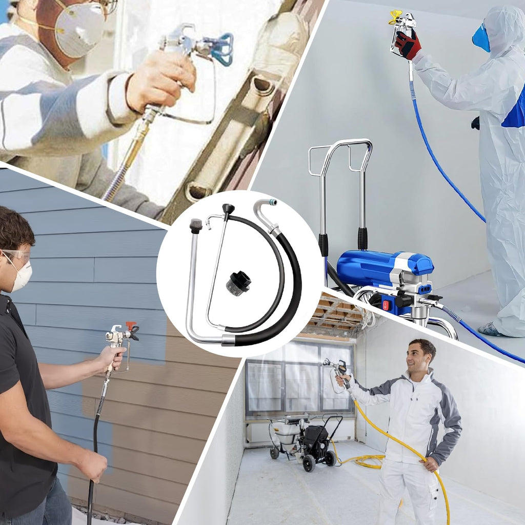2025 New Reflux Line Sets for GRACO Airless Sprayers - Compatible with 395/490/495/595 & T300/T500 Series Spraying and Line Painting Machines