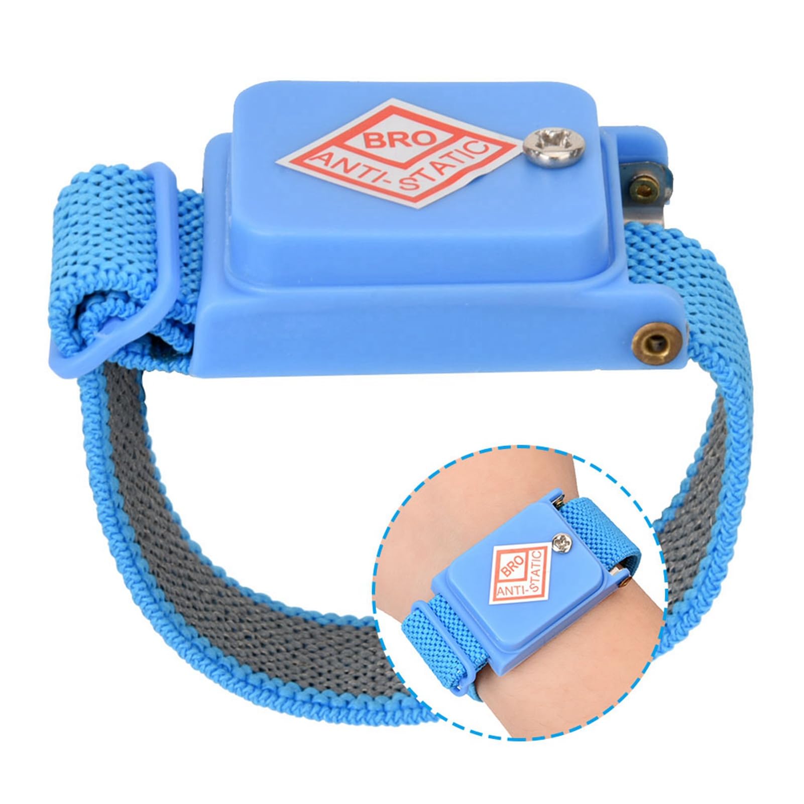 Anti Static Bracelet, Electrostatic Esd Discharge Cable Band Wrist Strap Cordless Anti Static Bracelet Electrostatic ESD Discharge Cable Band Wrist Strap