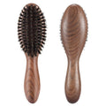 BESTOOL Hair Brush,Natural Walnut Wood & Boar Bristle Hair Brushes for Women Men and Kids to Enhance Shine and Texture,Slick Back Hairbrush for Thin,Fine and Medium Hair