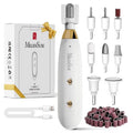 MelodySusie Professional Manicure Pedicure Kit, Cordless 8-in-1 Electric Nail Drill with 20 Speeds, Rechargeable E-File for Thick Nails & Cuticles, Ideal Foot Care for Women Men-PC650E