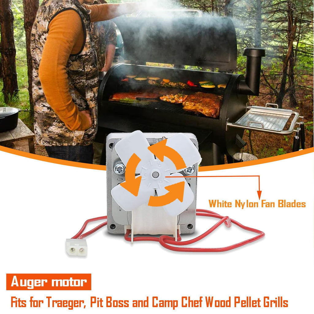 GRISUN 2.0 RPM Auger Motor for Traeger Pit Boss Camp Chef Pellet Grill