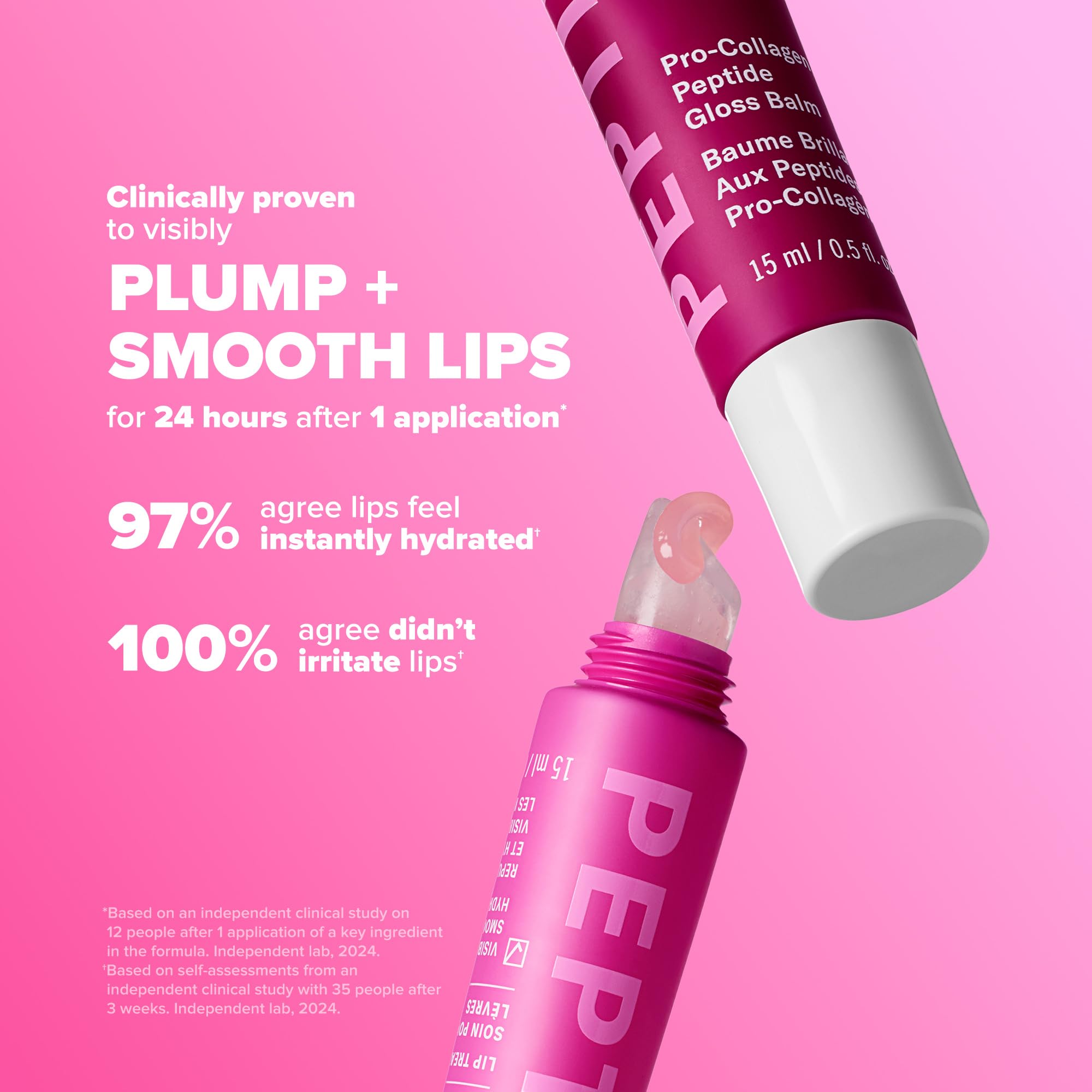 Paula’s Choice Pro-Collagen Peptide Gloss Lip Balm, Hydrates & Smooths Lips, Sheer & Glossy Finish for Fuller Lips, Deep Plum Sheer Tint, Non-Sticky, Cruelty-Free, 0.5 oz