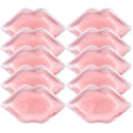 (10 PCS) Lip Ice Pack ，Ice Compress After Lip ice Treatment, Reusable ice pad for Cosmetic, Lip Shape ice Pack to Relieve Pain and Relax Lips, Anti-Aging Lip Care ice Pack to Reduce Lip Swelling