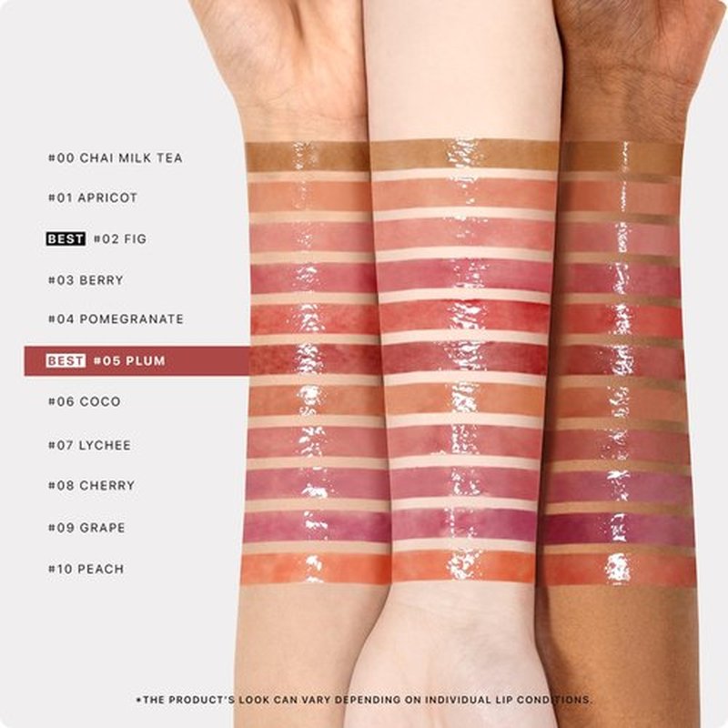 Nature Republic Honey Melting Lip Stick - Hydrating Gloss with Sheer Tint in 05 Plum | Moisturizing Balm for a Glowy Finish