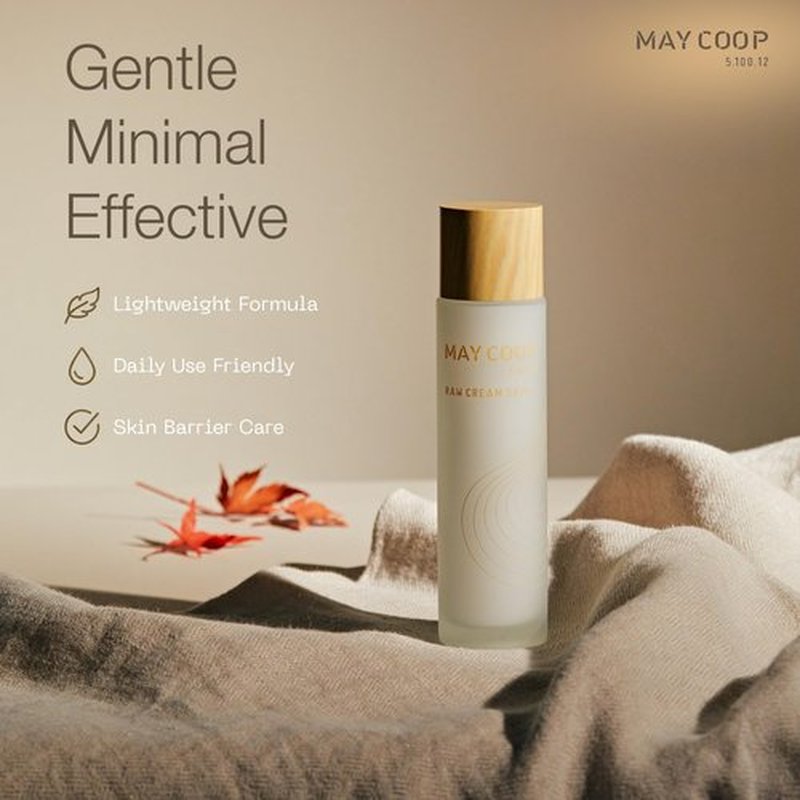 May COOP Cream Skin Toner for Face | 2-in-1 Toner & Moisturizer for Deep Hydration | 85% Maple Sap, Lightweight Essence, Softening, Nourishing | Korean Skincare, Vegan, Clean Beauty, 3.71 fl.oz.