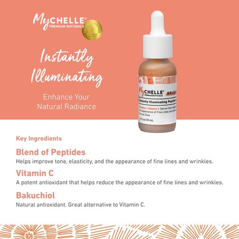 Mychelle Dermaceuticals Serum Facial Peptides, 1 fl oz