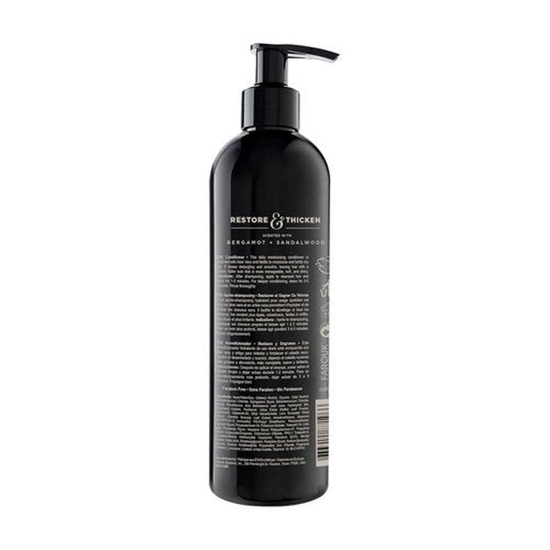 CHI Pour Homme Daily Moisturizing Conditioner - Sulfate-Free Hair Detangler with Aloe Vera & Nettle, 11.5 oz | Hydrated, Fuller-Looking Hair
