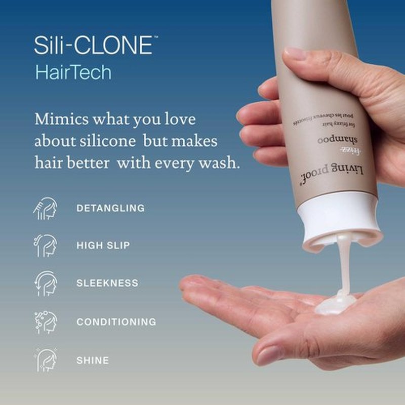 Living Proof No Frizz Shampoo Controls Frizz, Smoothes and Softens Hair for All Hair Types, 8 oz