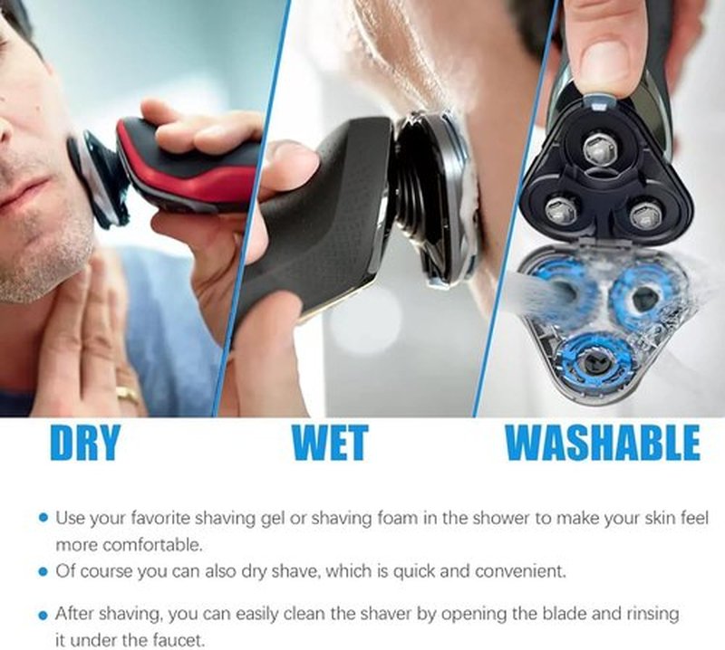 Philips Norelco SH50 Replacement Shaver Heads - Compatible with Series 5000 Electric Razors