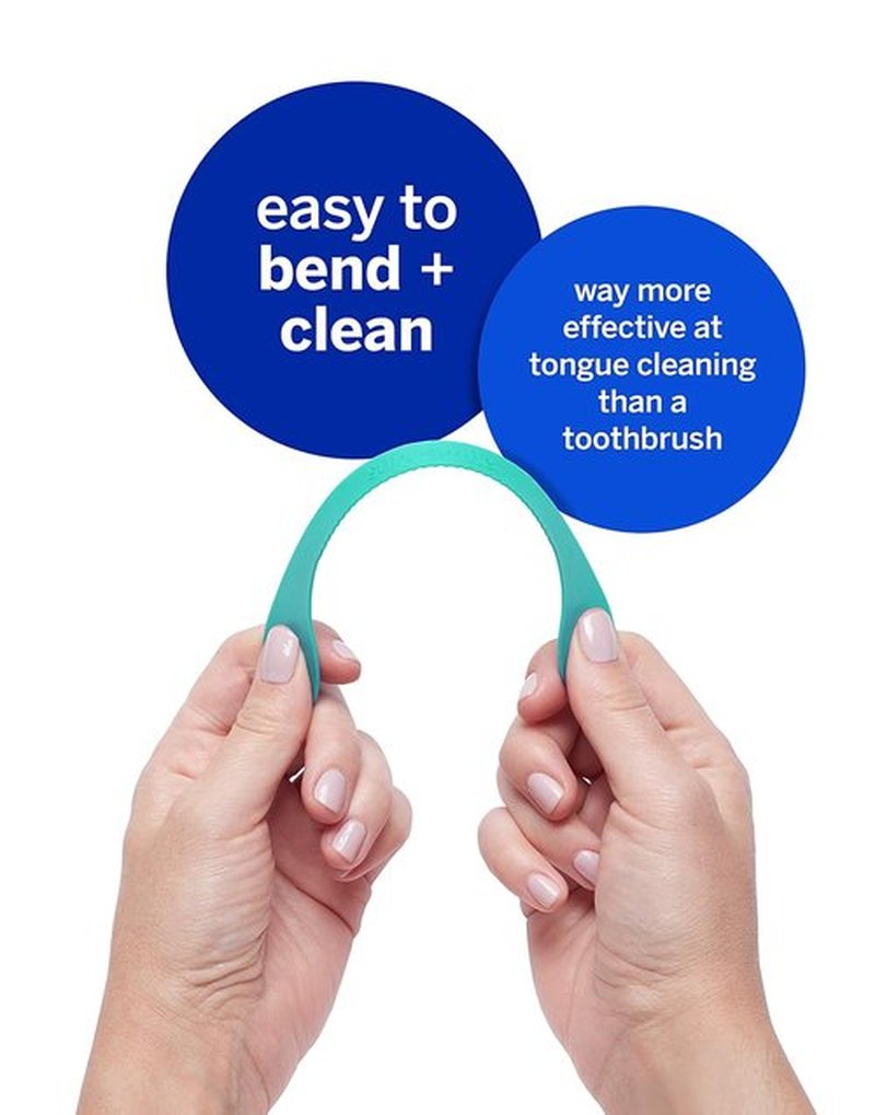 Supersmile Tongue Cleaner - Ergonomic Reusable Tongue Scraper, 3 Count for Fresh Breath