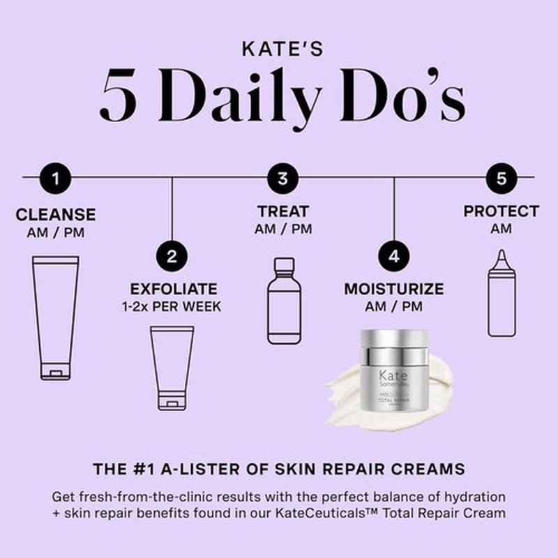 Kate Somerville Total Repair Cream - Advanced Anti-Aging Moisturizer for Wrinkles & Fine Lines, 1 Fl Oz