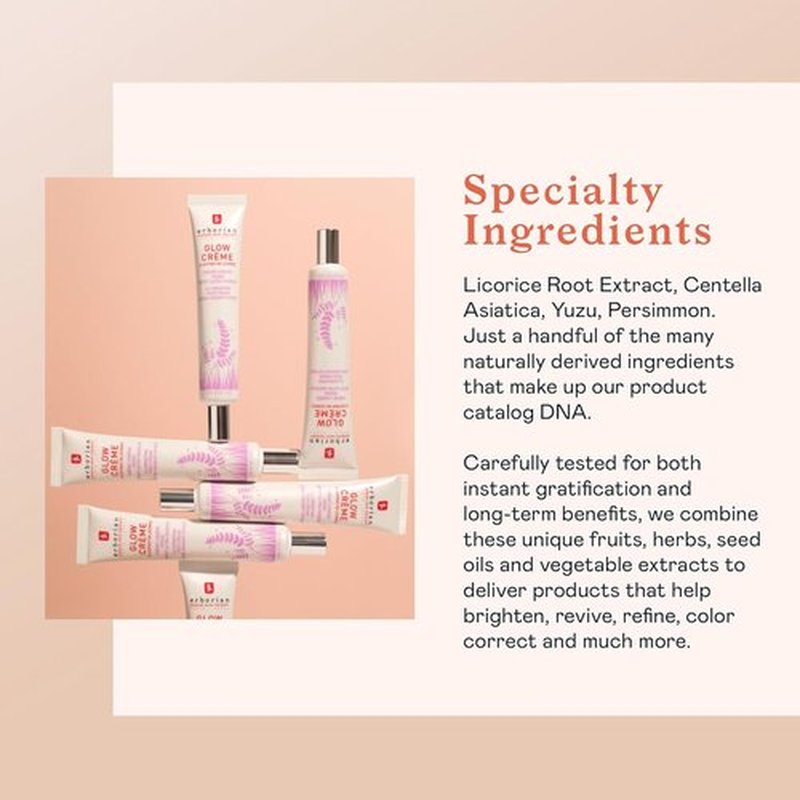 Erborian - Glow Cream - Illuminating Daily Face Cream for Radiant, Dewy Skin | Radiance Boosting Primer