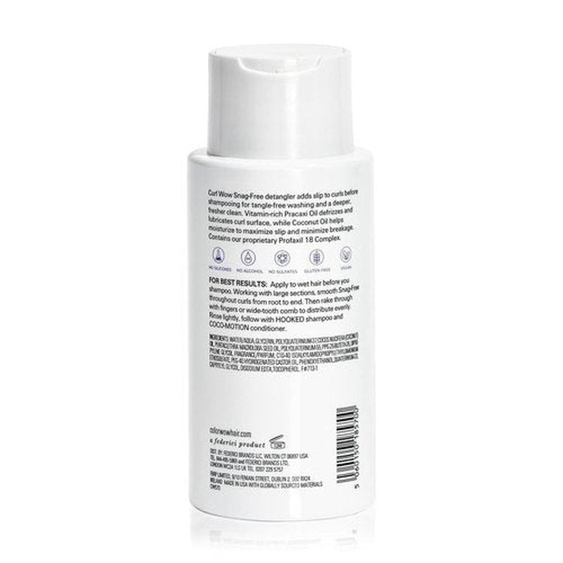 Color Wow Curl Wow Snag-Free Pre-Shampoo Detangler - Enhance Curl Slip for Tangle-Free Washing | Reduce Breakage