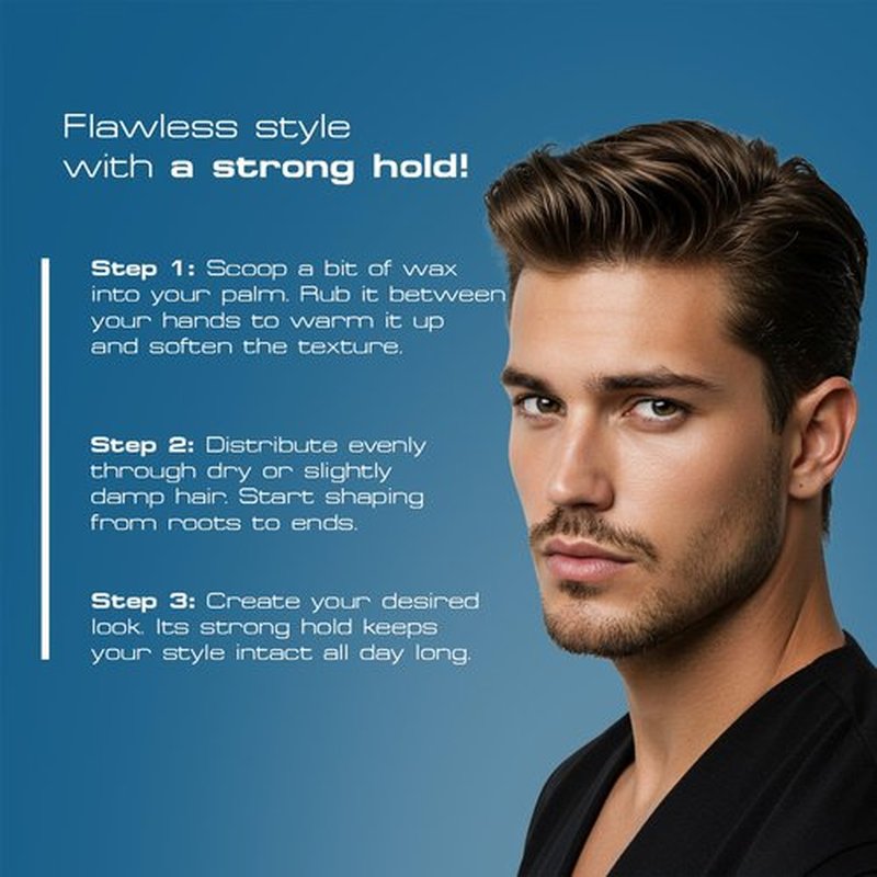 Redone Spider & Matte Hair Wax Blue 100ml | Strong Hold & Texturizing Fiber Wax | Matte Finish | Spider Web Effect for Men & Women | Non-Sticky Styling | Professional Barber Hair Styling Formula