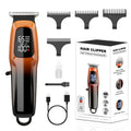 SIDHGN Professional Hair & Beard Trimmer, Electric Hair Clippers for Men, Cordless Clipper and Trimmer Set, Zero Gapped (Orange)