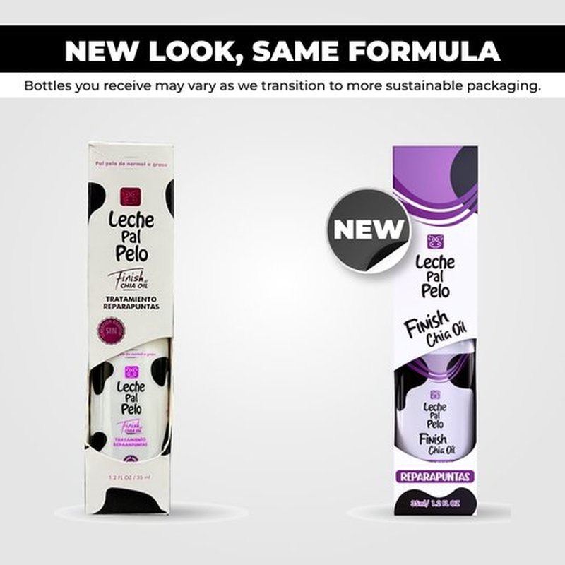 Leche Pal Pelo Traditional - Hair Oil for Frizzy Hair - Non-Greasy Haircare with Abyssinian Oil, Omega 3, and Provitamin B5 - Finish Chia Oil - 1.2 oz