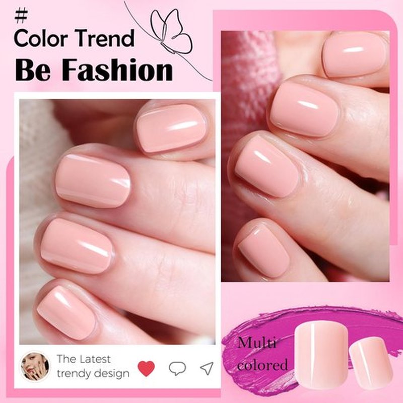 360pc Square Press on Nails Short Fake Nail, Nude Acrylic Nails Press on Nail Square Glue on Nails Nude False Nail Tips Full Cover Short Press-on Nails Artificial Fingernail for Women Teen Girls