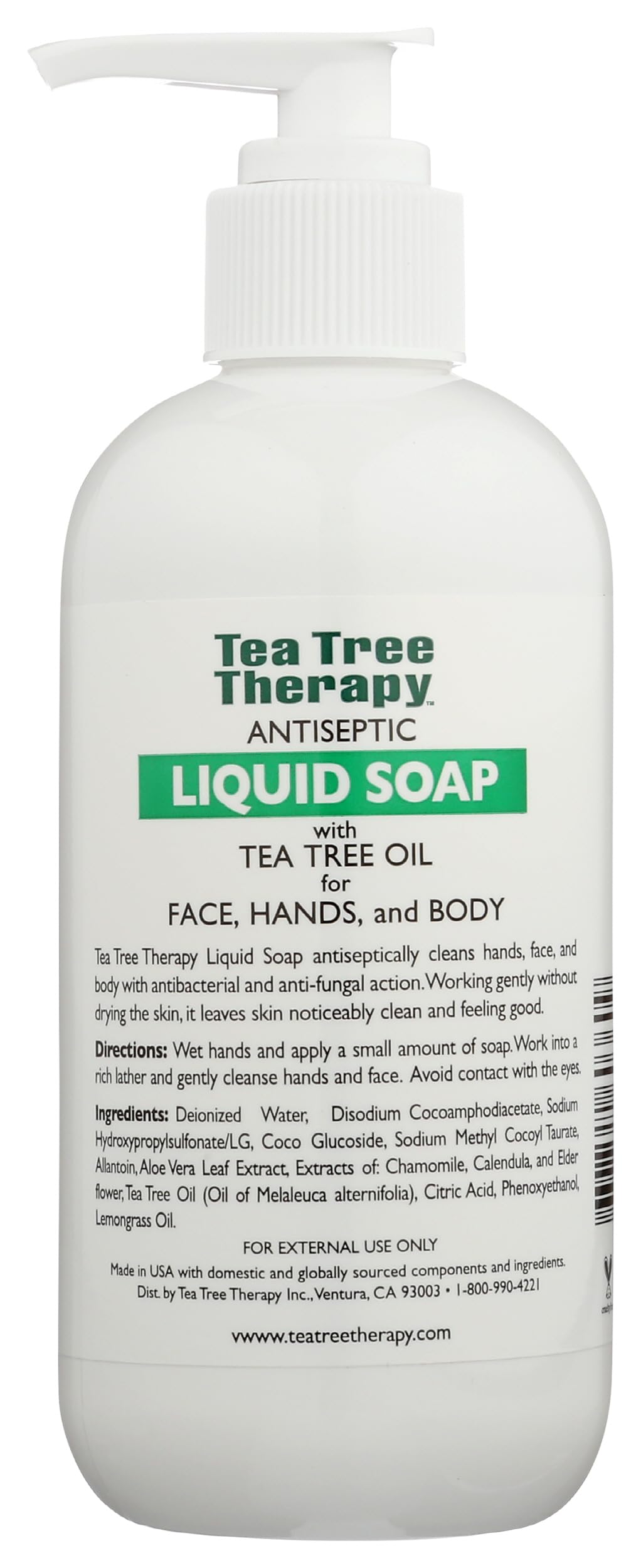 TEA TREE THERAPY Tea Tree Liquid Soap, 8 FZ
