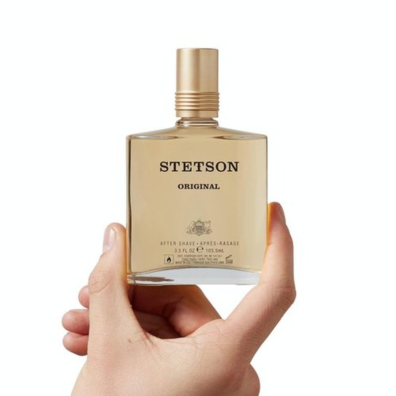 Stetson Original Aftershave - Earthy & Woody Aroma After Shave Splash for Men - 3.5 Fl Oz