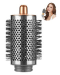 Large Round Volumizing Brush for Dyson Airwrap Styler, Big Round Brush Volumizer Attachment for Dyson Airwrap HS01 HS05 HS08, Smooth Hair,Volumizing and Curly Styling Nickel/Copper