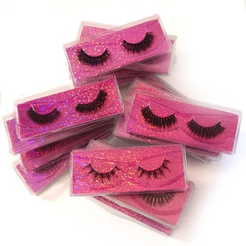 U-Hotmi Natural Look Fluffy Eye Lashes, Faux 3D Mink Lashes 10 Styles Eyelashes Wholesale(10 Pairs)