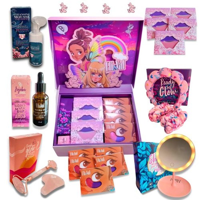 Tween Gift Box – Gifts Basket Teen Girl – Spa Kit for Teen Girls with Skincare and Self-Care Essentials – Birthday or Holiday Present