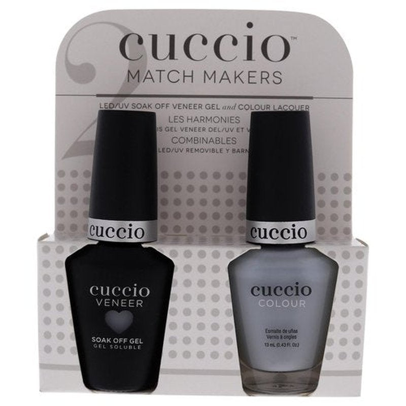 Cuccio Matchmaker - Colour Nail Lacquer & Veneer Gel Polish - For Manicures/Pedicures, Full Coverage - Long Lasting - Cruelty, Formaldehyde & Toluene Free - 0.43 oz, Follow Your Butterflies - BLUE (I0100531)