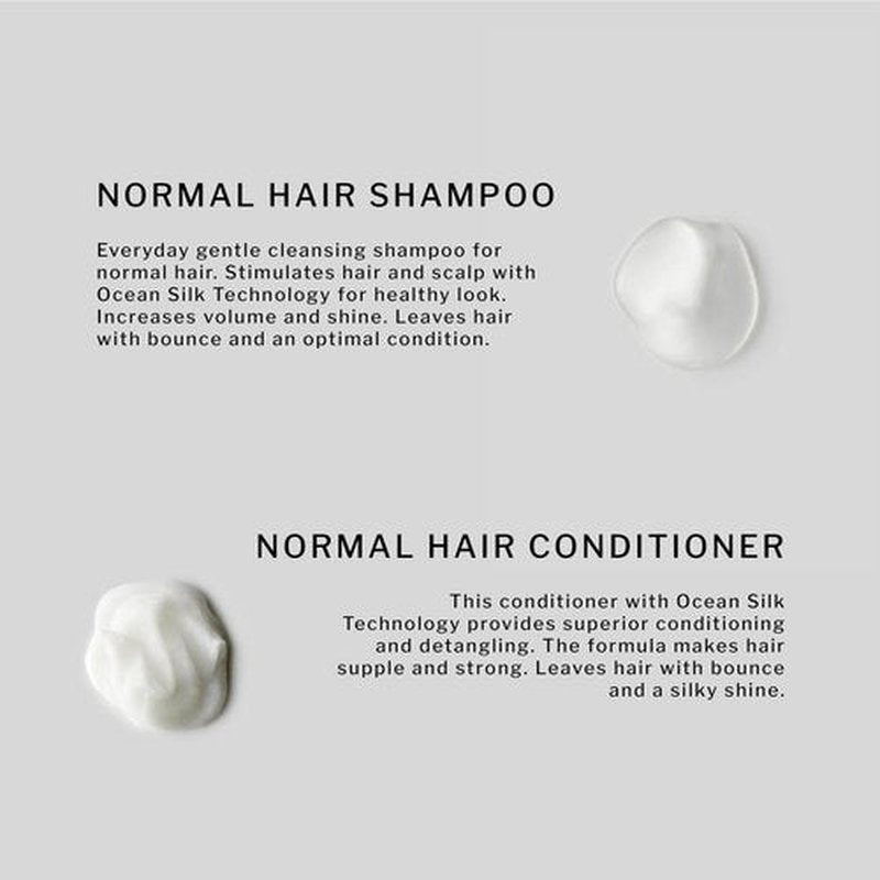 SACHAJUAN Normal Hair Shampoo and Conditioner Set | Ocean Silk Technology for Everyday Cleansing, Volume & Shine | Lightweight Hydration & Detangling | Vegan & Paraben-Free | Pack of 2 (8.4 oz)