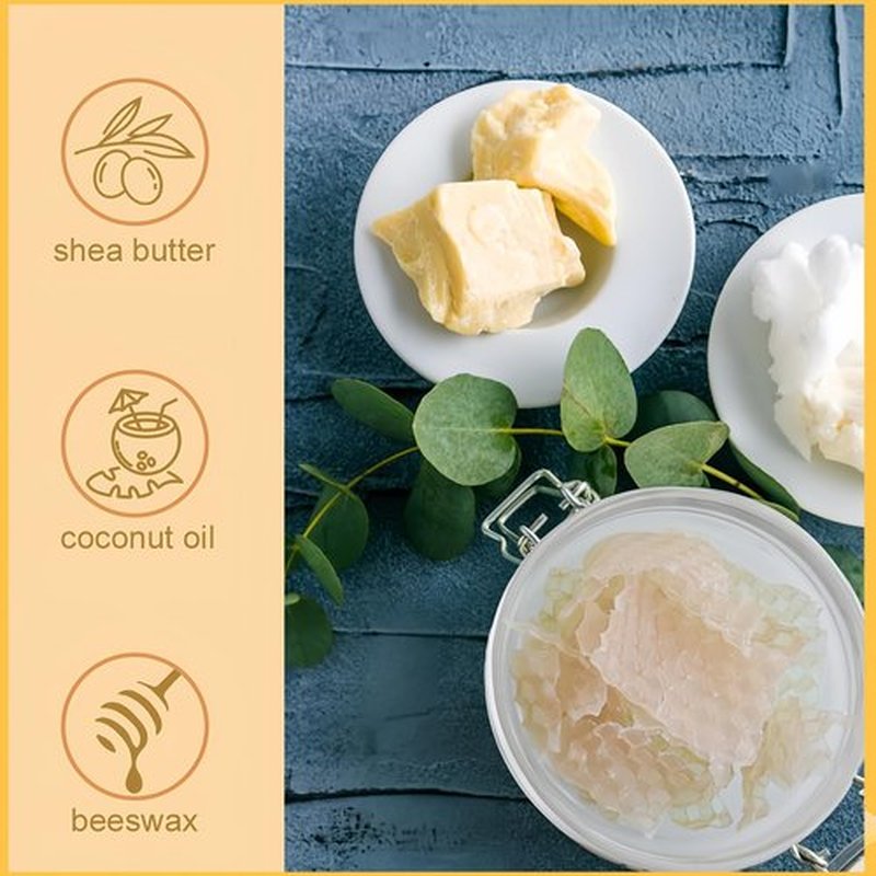 KAHSOSE 2Pcs Manuka Honey Foot Balm Stick, Moisturizing Hand and Foot Cream for Dry Cracked Heels, Heel Stick Balm for Women & Men, Callus Hydrating Cream for Hands, Elbows & Knees