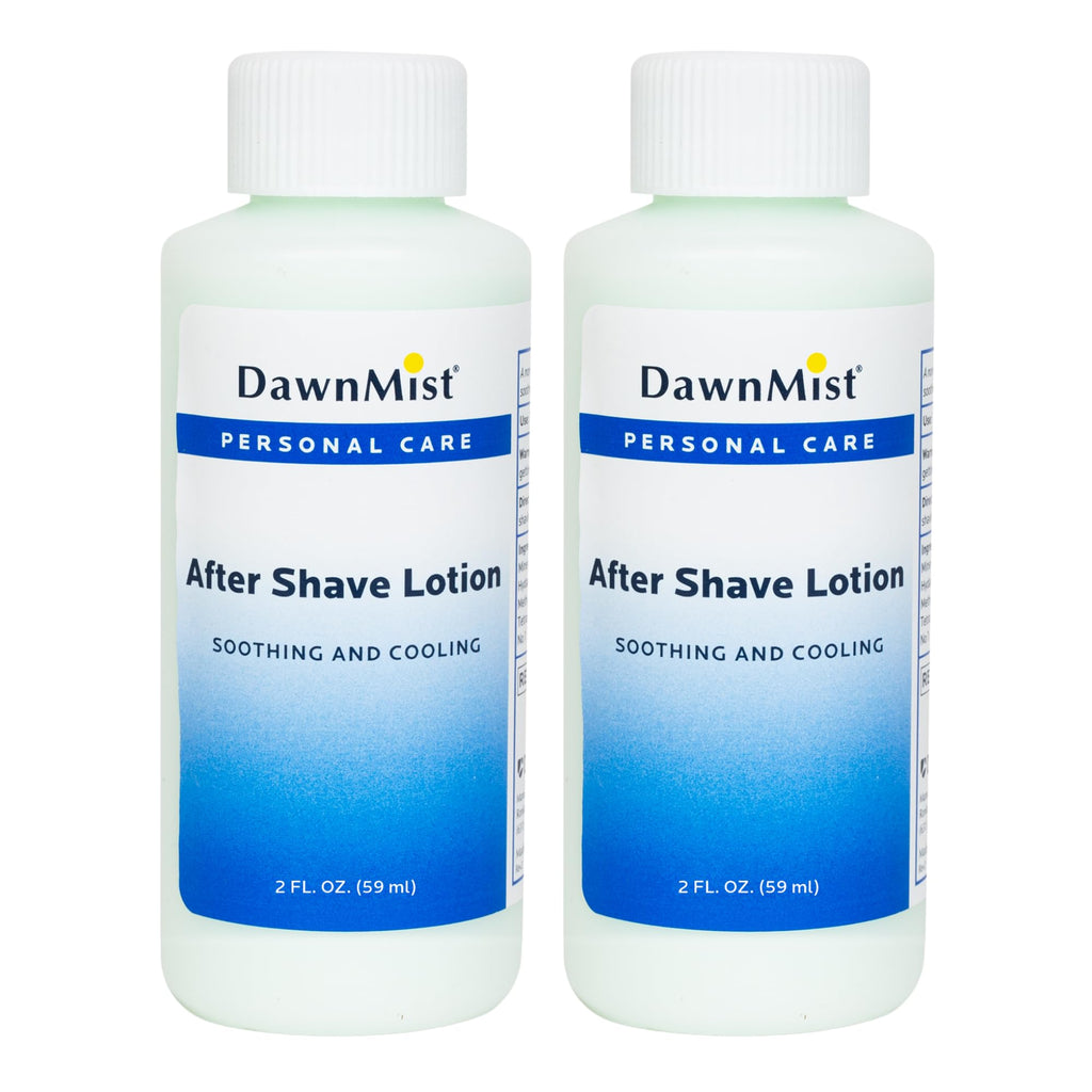 DawnMist Dukal Aftershave Lotion – 2 oz (Pack of 2) | Lightweight, Non-Oily Formula | Soothes & Hydrates Post-Shave | Ideal for Sensitive Skin