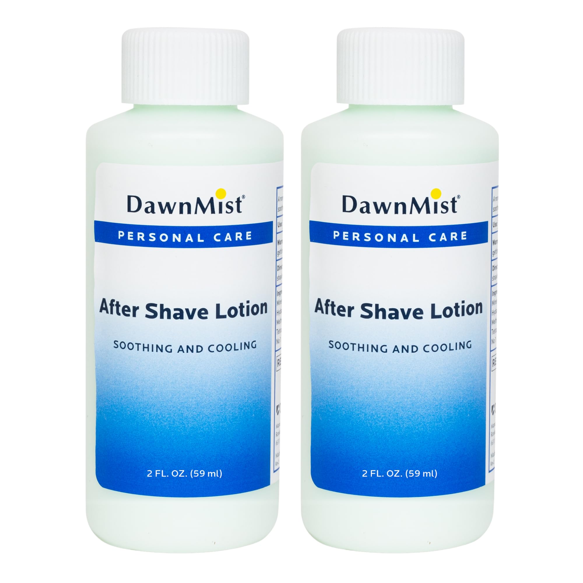 DawnMist Dukal Aftershave Lotion – 2 oz (Pack of 2) | Lightweight, Non-Oily Formula | Soothes & Hydrates Post-Shave | Ideal for Sensitive Skin