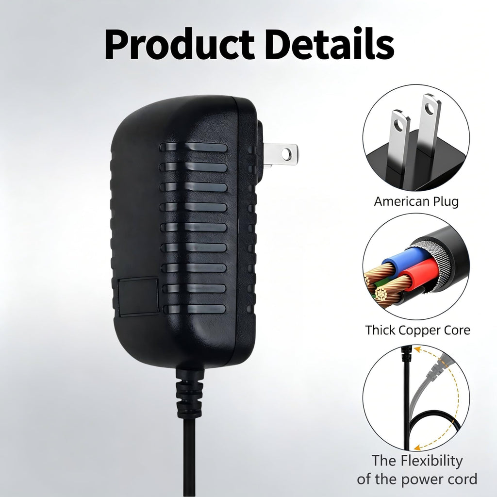 Cazxooy 6V Adapter Compatible with Conair MC162-060080 SW-060080A