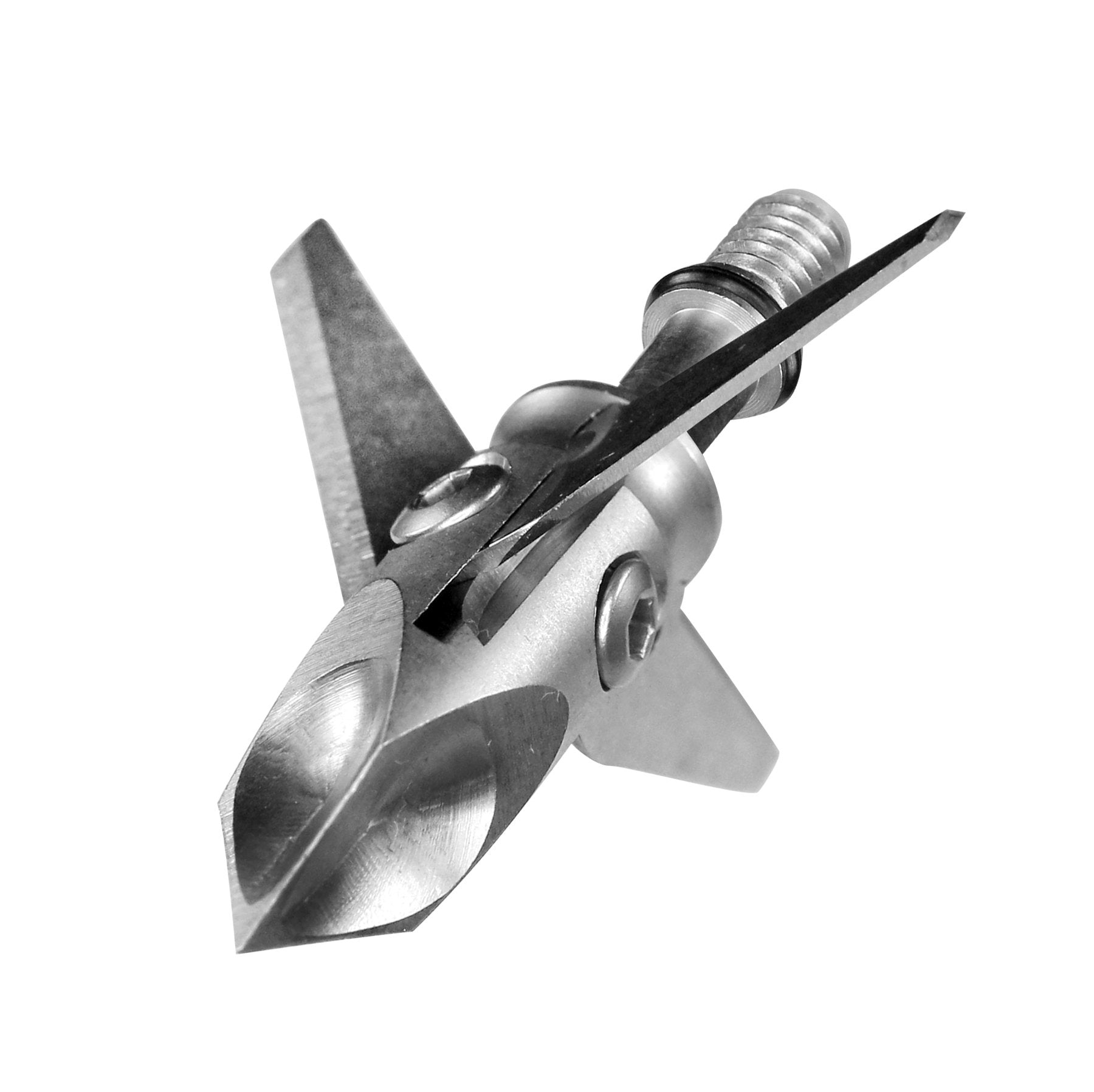 RAMCAT 100 Grain Single Bevel Blade Broadheads (3 Pack), Small, Silver, One Size (73550)