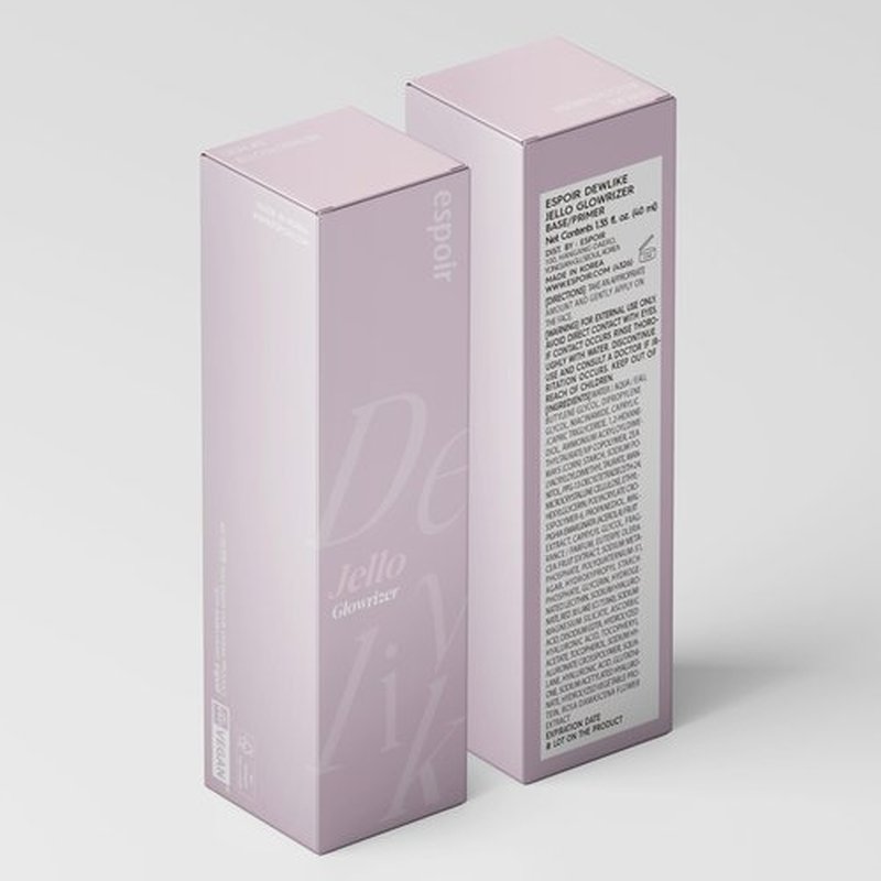 Espoir Glowrizer Face Primer | Hydrating & Moisturizing Makeup Base with Hyaluronic Acid & Niacinamide, All Skin Types, Perfect for Glow and Radiant Look, Stocking Stuffers, 1.35 fl. Oz