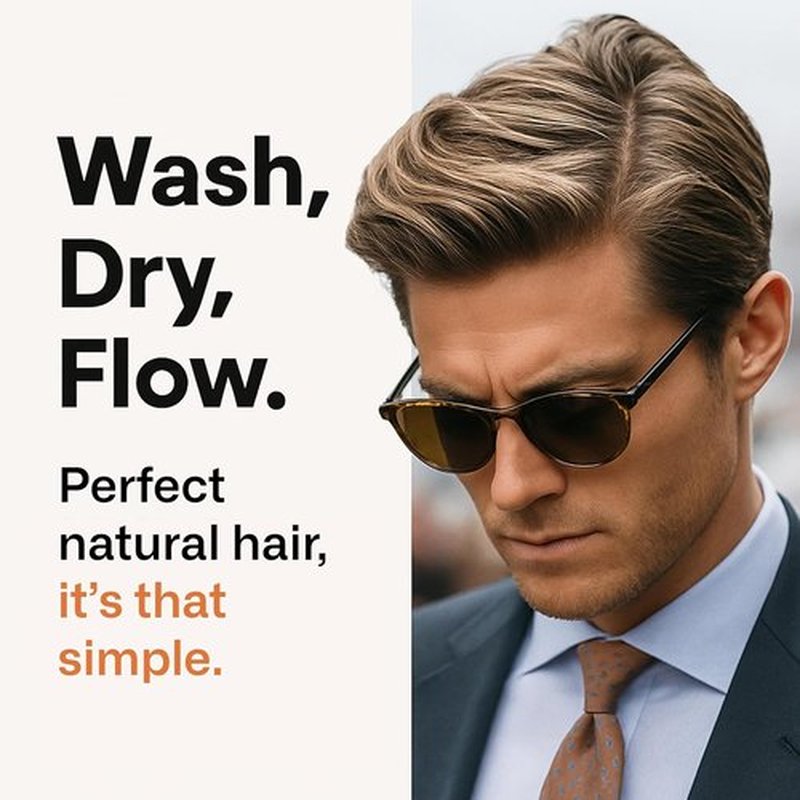 Modern Mammals Men's Shampoo Alternative - Sulfate-Free CoWash for Enhanced Hair Volume | 8oz Bottle