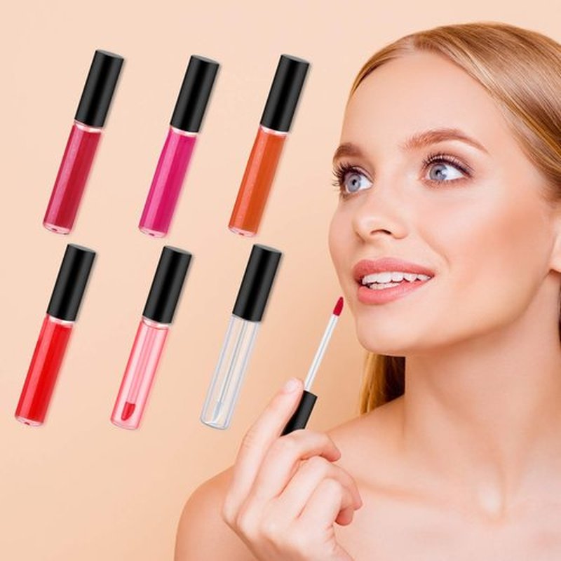 Nuanchu 100 Pcs 10 ml Lip Gloss Tubes Bulk Empty Plastic Lip Gloss Containers Clear Tubes Refillable Balm with Wand and Rubber Inserts Containers Bottles for DIY Makeup Travel (Black)