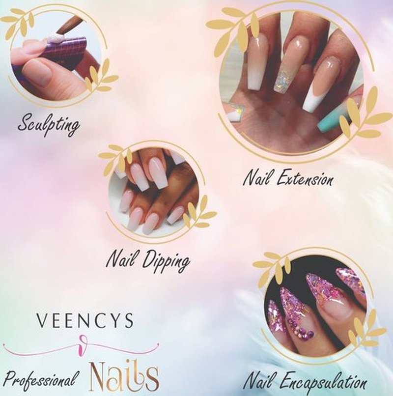 PROFESSIONAL ACRYLIC DIP POWDER FOR NAIL ART-LONG LASTING-LARGE CAPACITY AND QUICK DRY QUALITY SALON MANICURE-NAIL EXTENSION (16 oz, Clear) BY VEENCYS