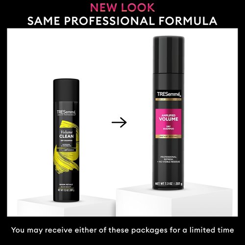 TRESemmé Dry Shampoo Spray - Volume Clean 6-Pack | Refreshes & Absorbs, Warm Petals, 7.3 Oz Each