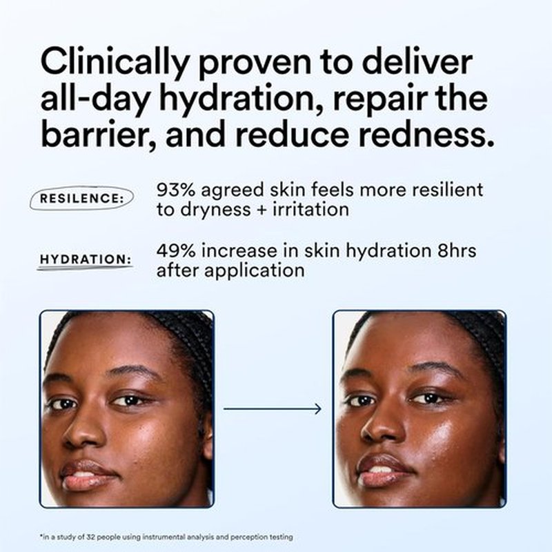 Experiment Molecular Mesh Barrier Repair Face Moisturizer - Soothing Lightweight Cream for Strength & Redness Relief - 2 FL OZ - Vegan Formula for Sensitive Skin
