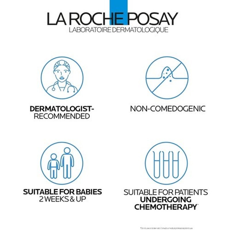 La Roche-Posay Lipikar AP+ Gentle Foaming Cleansing Oil - Hydrating Face & Body Cleanser, Fragrance-Free, 24-Hour Moisture
