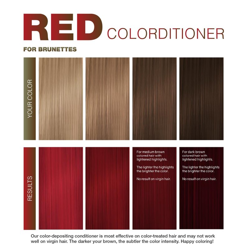Viral Colorwash Red for Brunettes