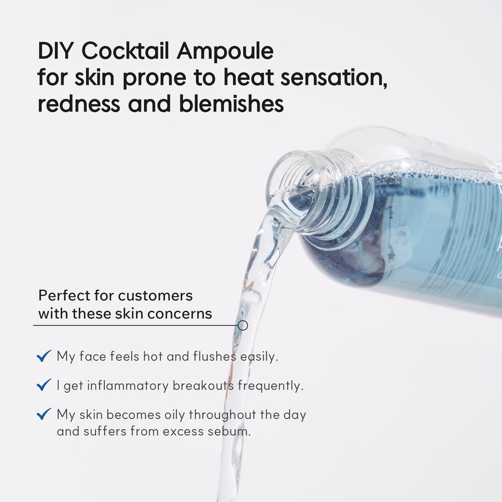 TROIAREUKE H+ Cocktail Ampoule Toner (Blue, 6.76 Fl. Oz.)