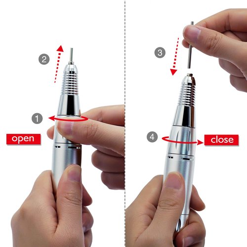 AZ GOGO Handpiece for TP283 Nail Drill Machine Part, 30000 RPM Portable Electric Nail Drill Machine for Acrylic Nails (Need Portable Charger)