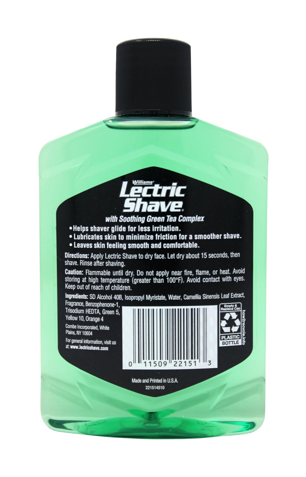 Williams Lectric Shave Lotion Regular - 7 Oz, Pack of 2 by Lectric Shave