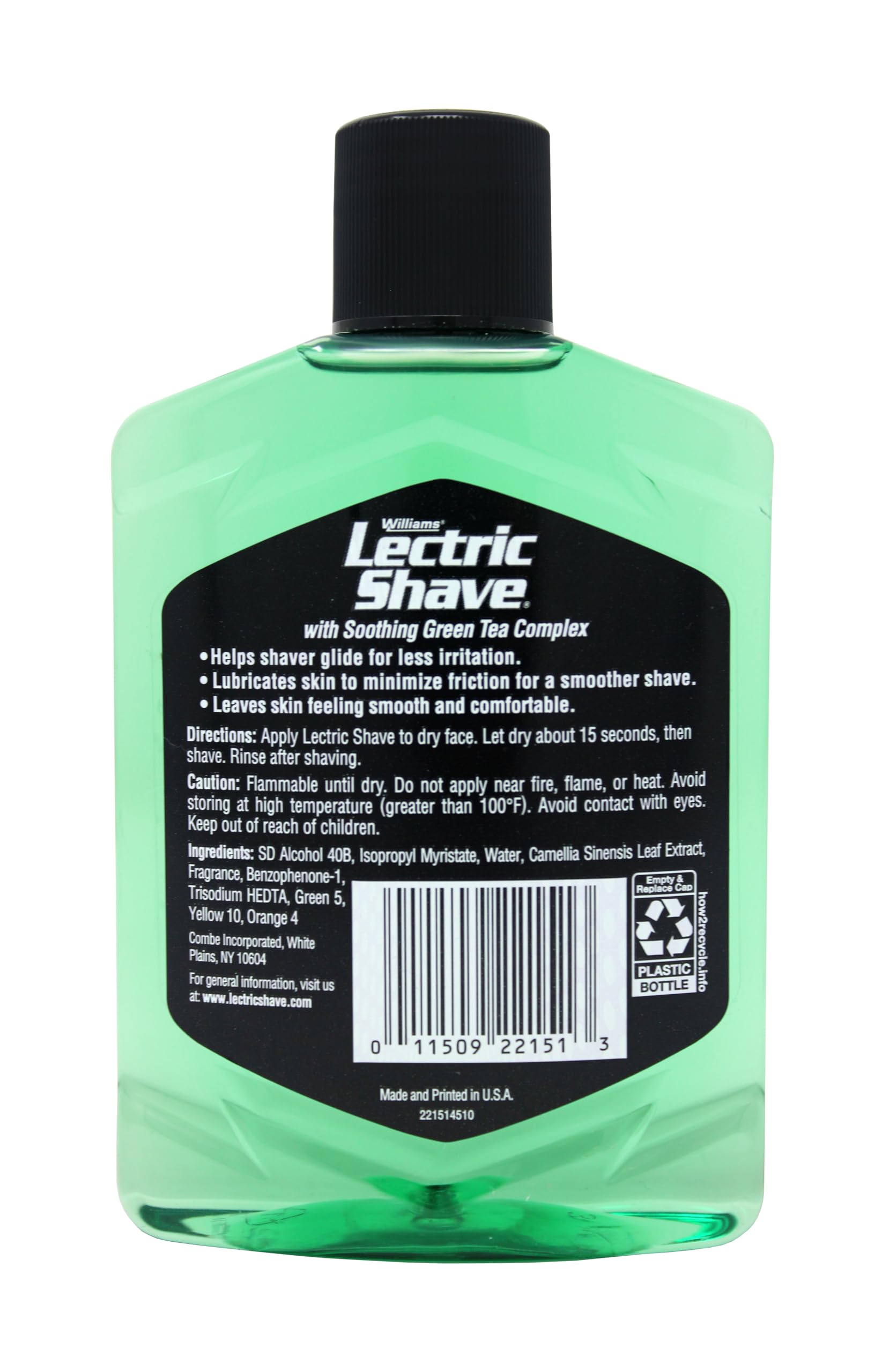 Williams Lectric Shave Lotion Regular - 7 Oz, Pack of 2 by Lectric Shave