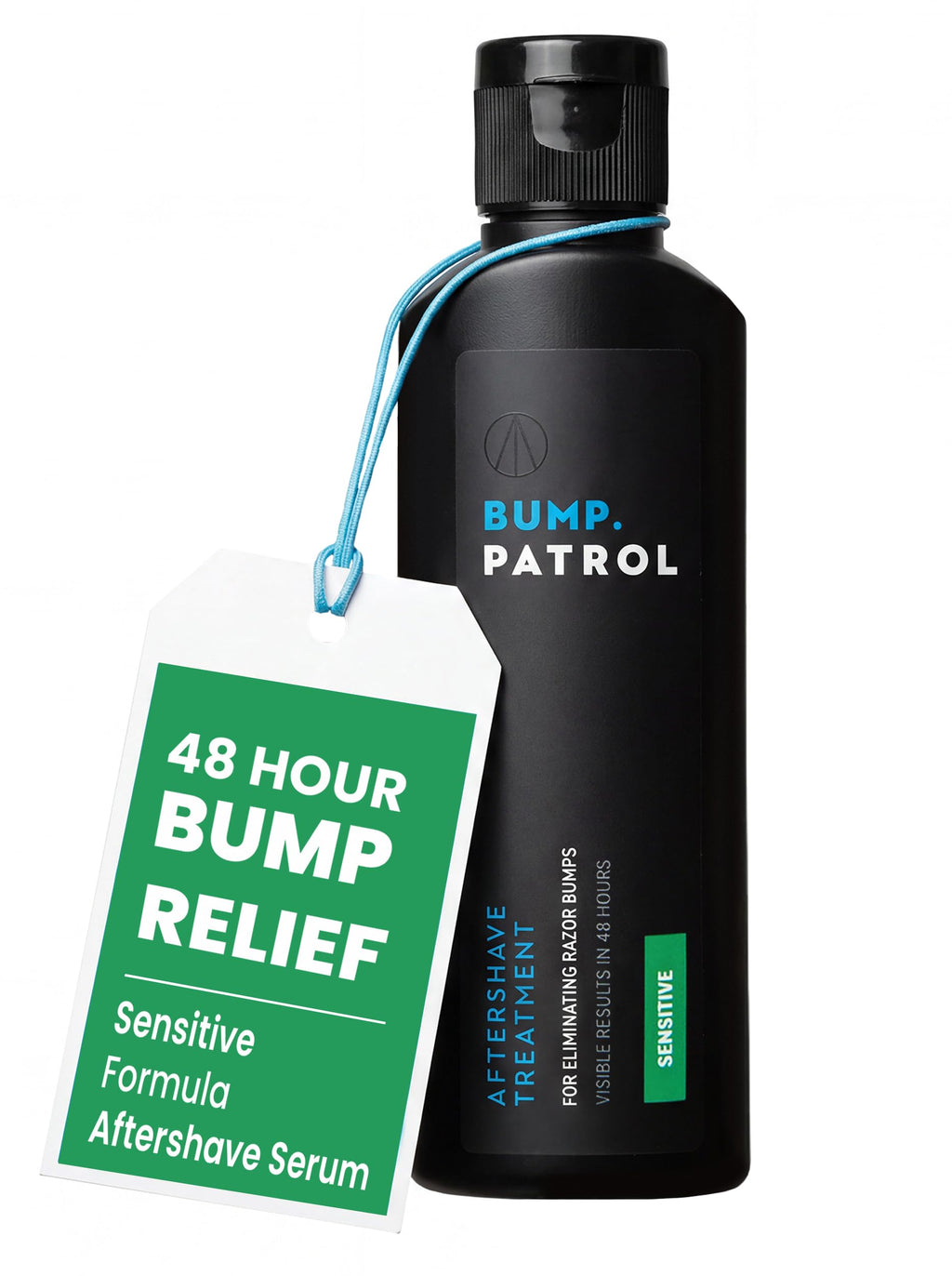 Bump Patrol Sensitive Strength Aftershave Treatment Serum – Razor Bump Stopper and Ingrown Hair Treatment for Men and Women, Alcohol Free Ingrown Hair Serum for Sensitive Skin